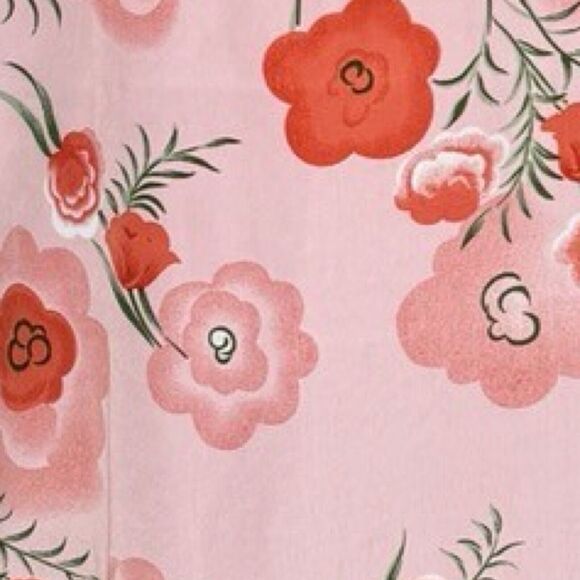 Contessa Di Roma Nightgown Womens Small Pink Floral Flower Bohemian Grandma - Picture 12 of 14